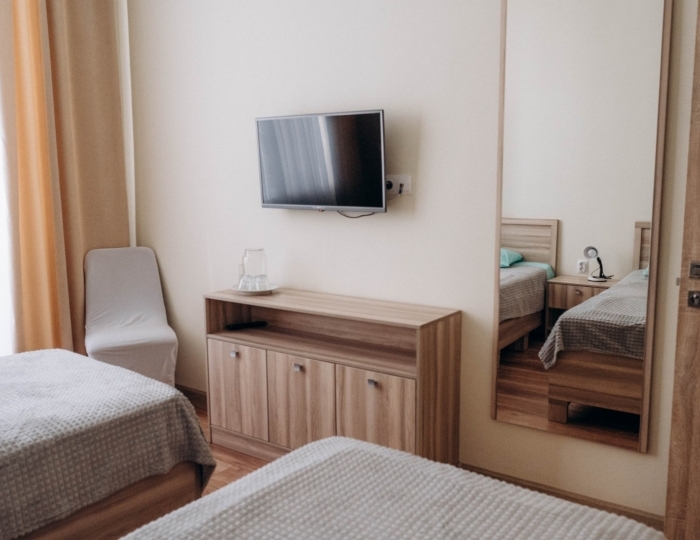 Номер стандарт улучшенный с 2 односпальными кроватями - Санаторий «Берёзки» Аша